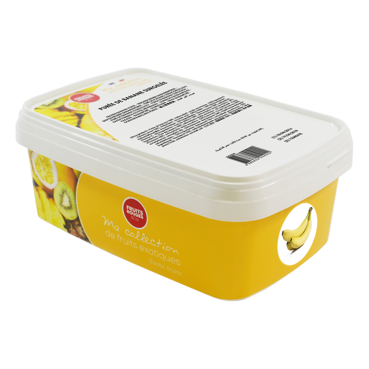 - Imported Image Puré banana congelado Fruits Rouges - Imagen 1