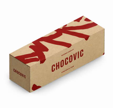 Caja de barritas de chocolate negro para hornear Chocovic 8 cm 1,6 kg