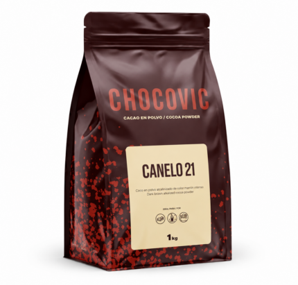 Bolsa de cacao en polvo Canelo 21 Chocovic 1 kg