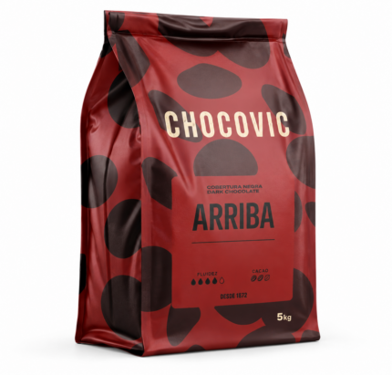 Bolsa de cobertura de chocolate negro Arriba Chocovic 5 kg